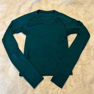 Lululemon swiftly long sleeve (cropped to race length)